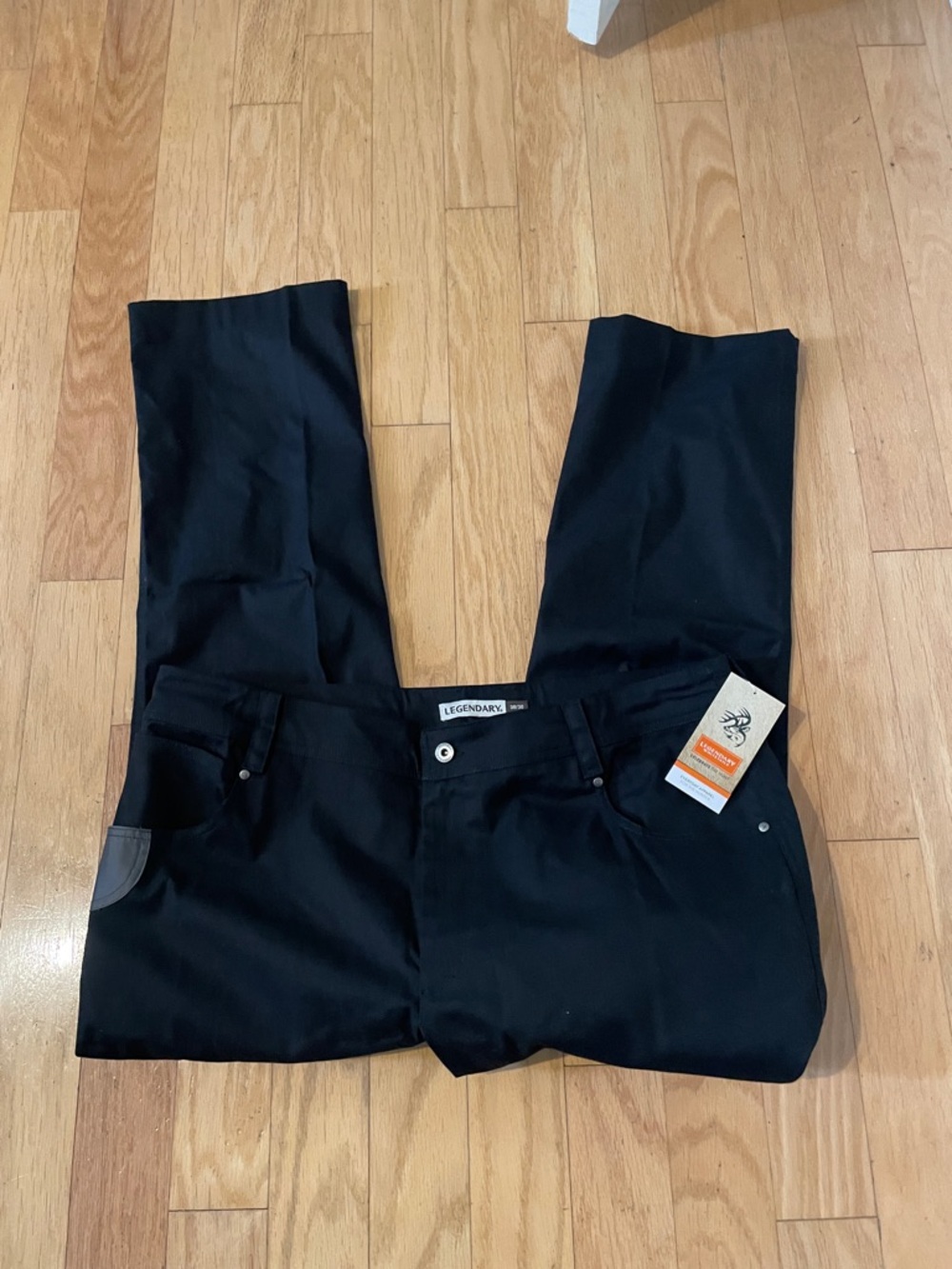 Legendary Whitetails Black Straight-Leg Pants - men’s size 38 x 30 nwt